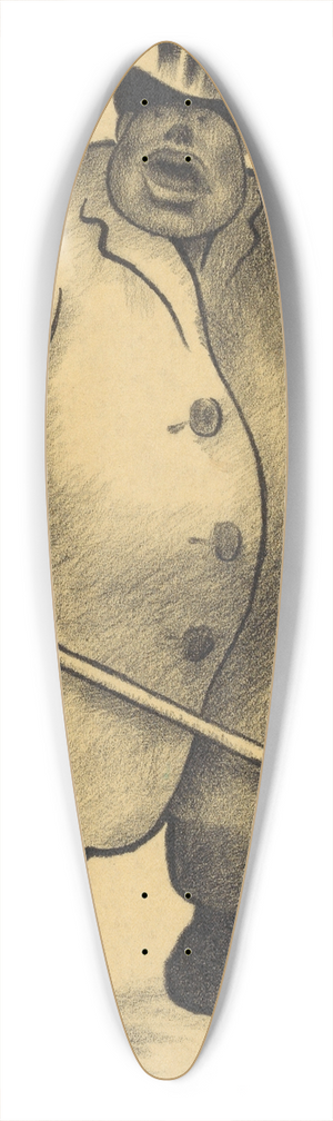 Karl Wiener - Hausherr 39.3 inch art pintail longboard deck