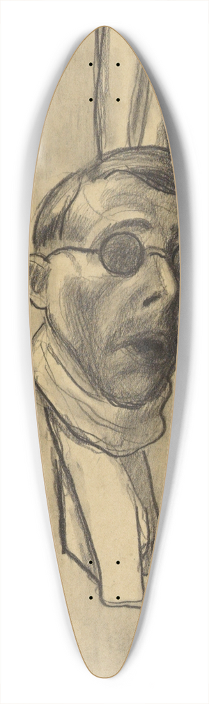 Karl Wiener - Ich 39.3 inch art pintail longboard deck