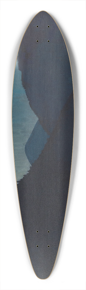 Karl Wiener - Judenburg bei Nacht 39.3 inch art pintail longboard deck