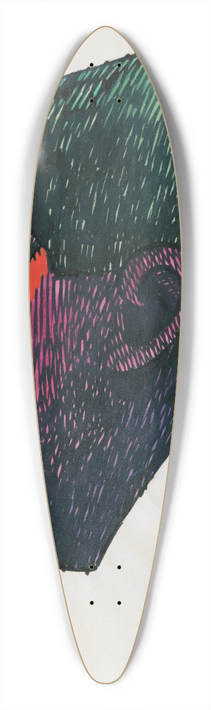 Karl Wiener - Kopfstudie, aus; Profile, 10 Bltter, Graz VIII 39.3 inch art pintail longboard deck