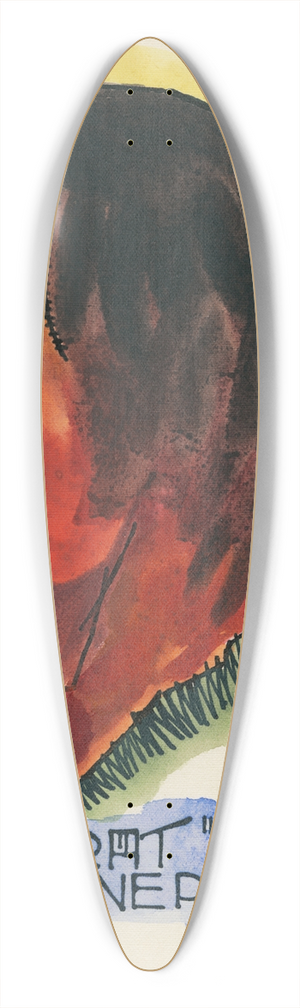 Karl Wiener - Kopfstudie, aus; Profile, 10 Bltter, Graz X 39.3 inch art pintail longboard deck