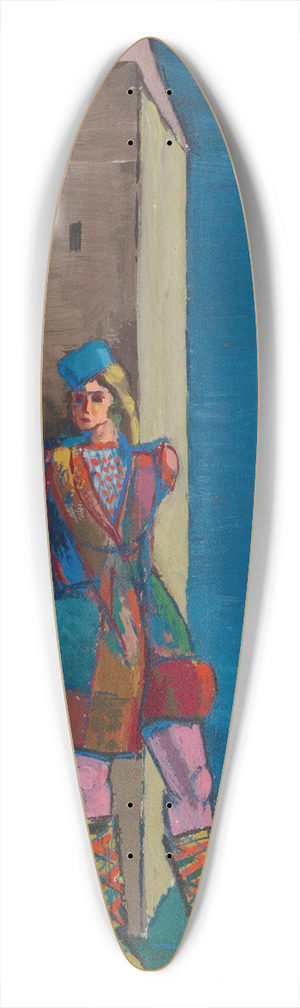 Karl Wiener - Kriegerwitwe 39.3 inch art pintail longboard deck