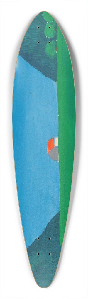 Karl Wiener - Landschaft 39.3 inch art pintail longboard deck
