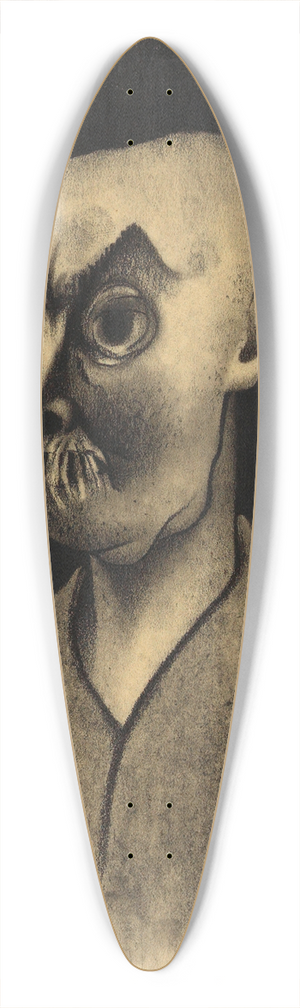 Karl Wiener - Melancholischer Spieer 39.3 inch art pintail longboard deck