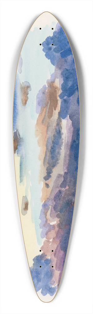 Karl Wiener - Naturstudie III 39.3 inch art pintail longboard deck