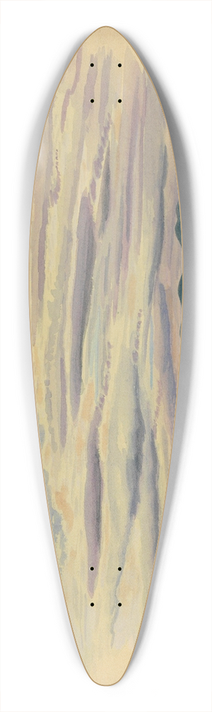 Karl Wiener - Naturstudie LIII 39.3 inch art pintail longboard deck