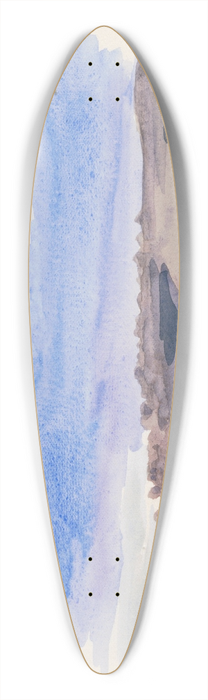 Karl Wiener - Naturstudie V 39.3 inch art pintail longboard deck