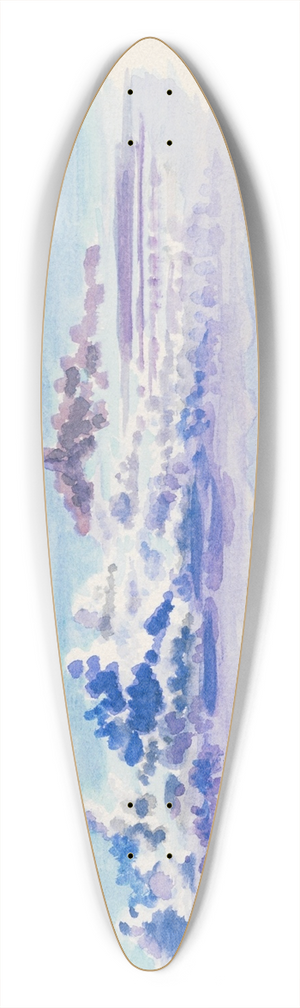 Karl Wiener - Naturstudie XXVII 39.3 inch art pintail longboard deck