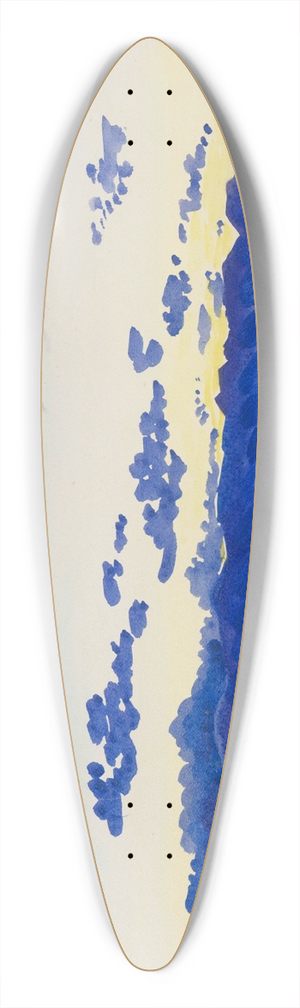 Karl Wiener - Naturstudie XXXIX 39.3 inch art pintail longboard deck