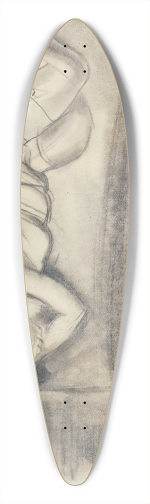 Karl Wiener - Ohne Titel 39.3 inch art pintail longboard deck