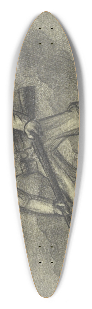 Karl Wiener - Ohne Titel; aus; Die 150 Bltter XVI 39.3 inch art pintail longboard deck