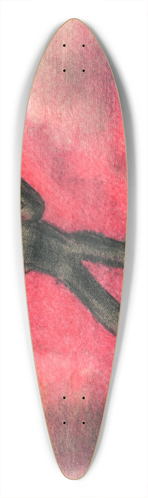 Karl Wiener - Ohne Titel VIII 39.3 inch art pintail longboard deck