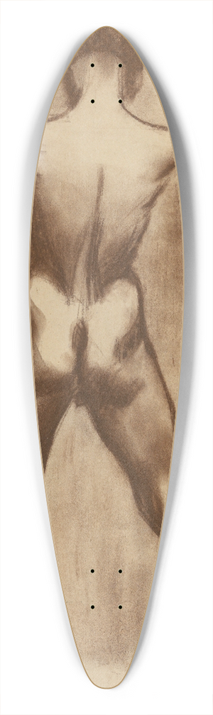Karl Wiener - Stehender mnnlicher Akt 39.3 inch art pintail longboard deck