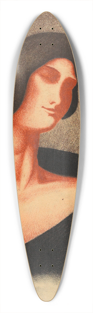 Karl Wiener - Weib II 39.3 inch art pintail longboard deck