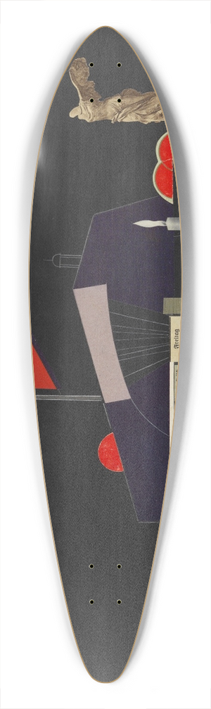 Karl Wiener - Zum 40. Geburtstag 39.3 inch art pintail longboard deck