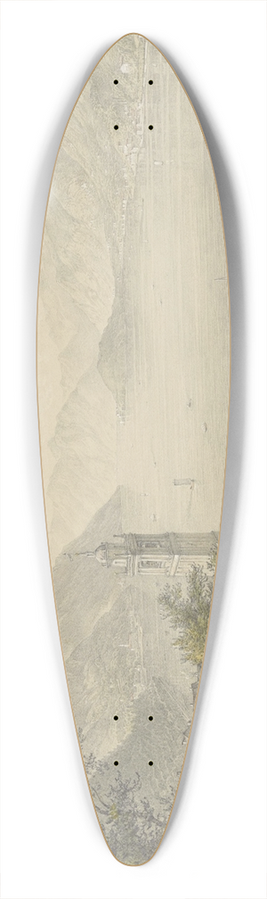 Karoly Lajos Libay - Bellagio, aan het Comomeer 39.3 inch art pintail longboard deck