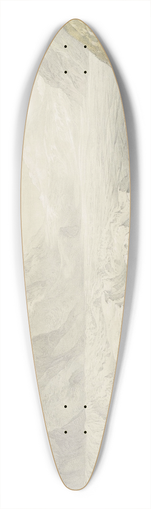 Karoly Lajos Libay - Pasterze gletsjer bij Heiligenblut 39.3 inch art pintail longboard deck
