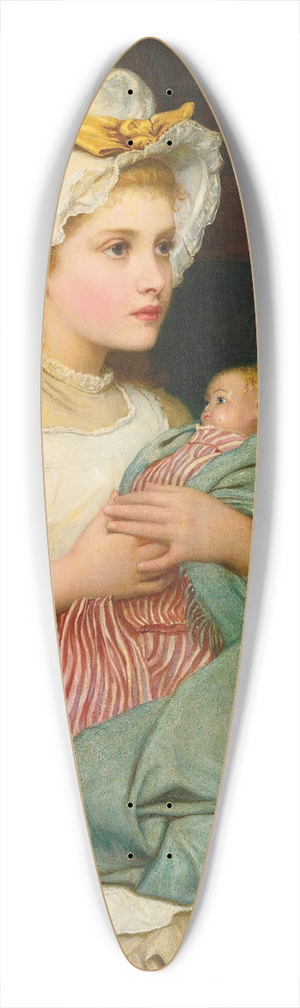Kate Perugini - What Will Tomorrow Be 39.3 inch art pintail longboard deck