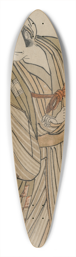 Katsukawa Shunsh - Ichikawa Danjuro V as a Traveller Beside a Clump of Iris 39.3 inch art pintail longboard deck