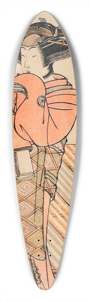 Katsukawa Shunsh - The Actor Segawa Kikunoj III in a Female Role 39.3 inch art pintail longboard deck