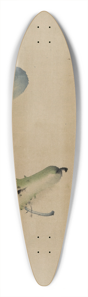 Katsushika Hokusai - Cucumber or squash and eggplant 39.3 inch art pintail longboard deck