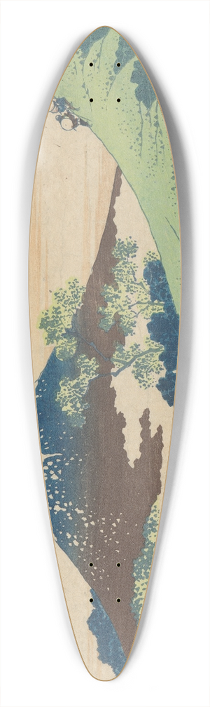 Katsushika Hokusai - Inume Pass in Kai Province (Ksh inume-tge) 39.3 inch art pintail longboard deck Katsushika Hokusai - Inume Pass in Kai Province (Ksh inume-tge) 39.3 inch art pintail longboard deck