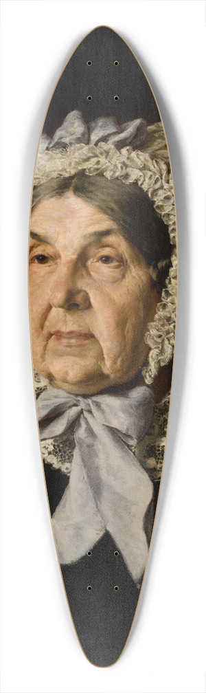 Kazimierz Pochwalski - Portrait of Julia Patelska 39.3 inch art pintail longboard deck