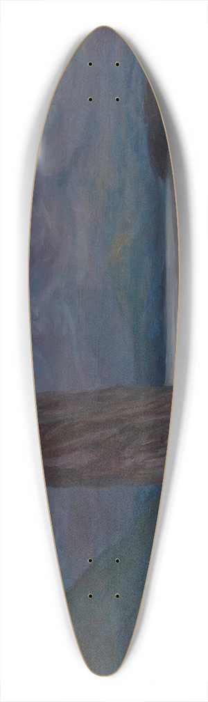 Kazimierz Stabrowski - Norwegian fjord 39.3 inch art pintail longboard deck