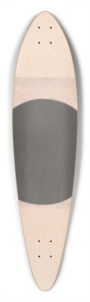 Kazimir Malevich - Black Circle 39.3 inch art pintail longboard deck