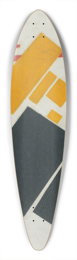 Kazimir Malevich - Suprematist Composition; Airplane Flying 39.3 inch art pintail longboard deck