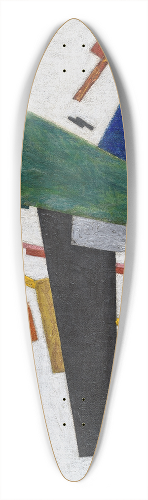 Kazimir Malevich - Untitled 39.3 inch art pintail longboard deck