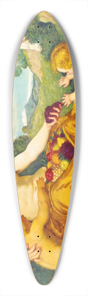 Kenyon Cox - Plenty 39.3 inch art pintail longboard deck