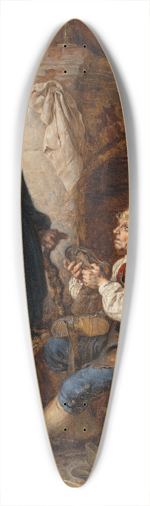 Kilian Zoll - At Shoemakers 39.3 inch art pintail longboard deck