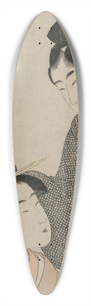 Kitagawa Utamaro - Woman Measuring a Mans Gown (from the series Twelve Occupations of Women) 39.3 inch art pintail longboard deck