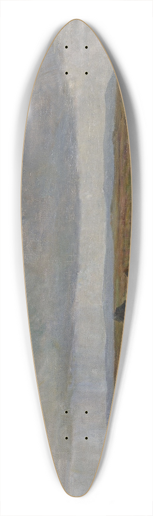 Kitty Kielland - Peat Bog on Jren 39.3 inch art pintail longboard deck