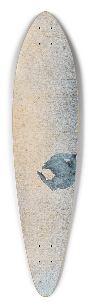 Klemens Brosch - Fnf Bltter fallend, Dekorative Fllung 39.3 inch art pintail longboard deck