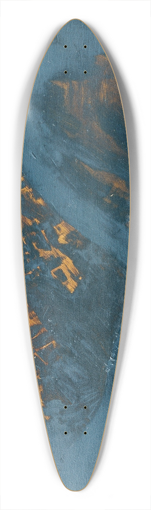 Klemens Brosch - Zell am See bei Nacht 39.3 inch art pintail longboard deck