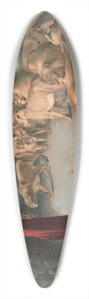 Knapp & Co. - Daniels answer to the king 39.3 inch art pintail longboard deck