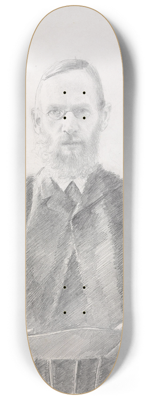 Christian Krohg - Erik Werenskiold 8.25 inch art skate deck