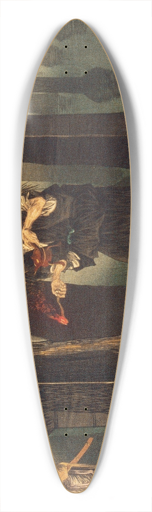 Kobayashi Kiyochika - Taira no Tadamori Captures the Priest of Mid 39.3 inch art pintail longboard deck