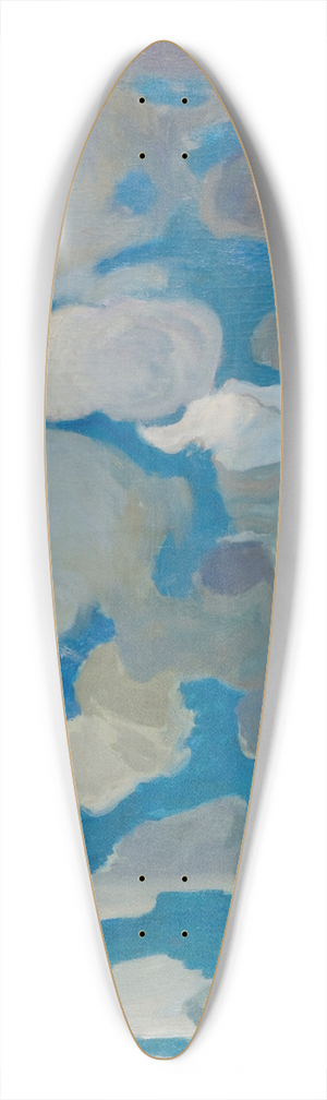 Konrad Krzyanowski - Clouds in Finland 39.3 inch art pintail longboard deck