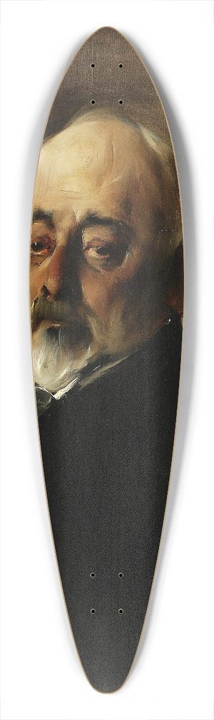 Konrad Krzyanowski - Portrait of Stanisaw Kierbed 39.3 inch art pintail longboard deck