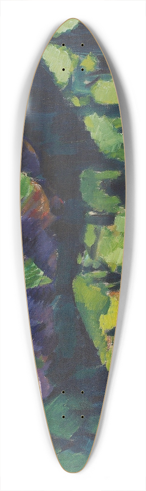 Konrad Mgi - Obersdorfi maastik 39.3 inch art pintail longboard deck