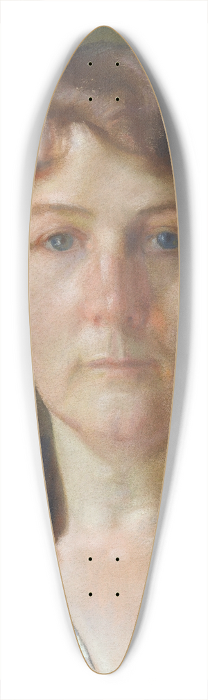 Konstantin Andreevich Somov - Portrait Of A Lady 39.3 inch art pintail longboard deck