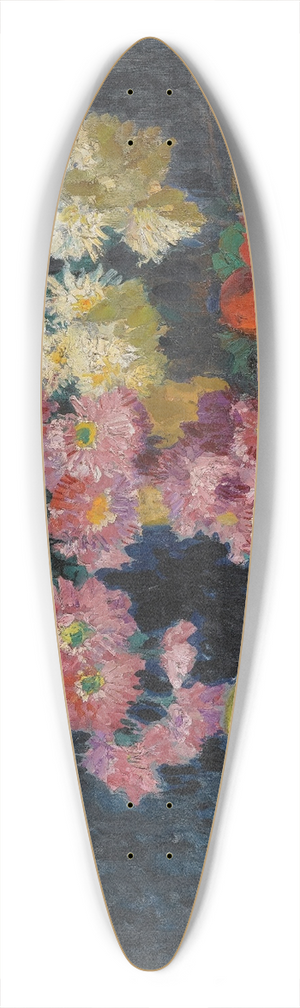 Konstantin Ivanovich Gorbatov - Still Life With Flowers And Fruit 39.3 inch art pintail longboard deck