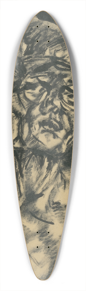 Kontantn Bauer - Boles 39.3 inch art pintail longboard deck