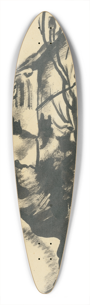 Kontantn Bauer - Dom medzi stromami 39.3 inch art pintail longboard deck