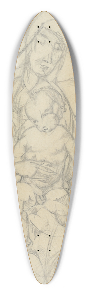 Kontantn Bauer - Madona 39.3 inch art pintail longboard deck