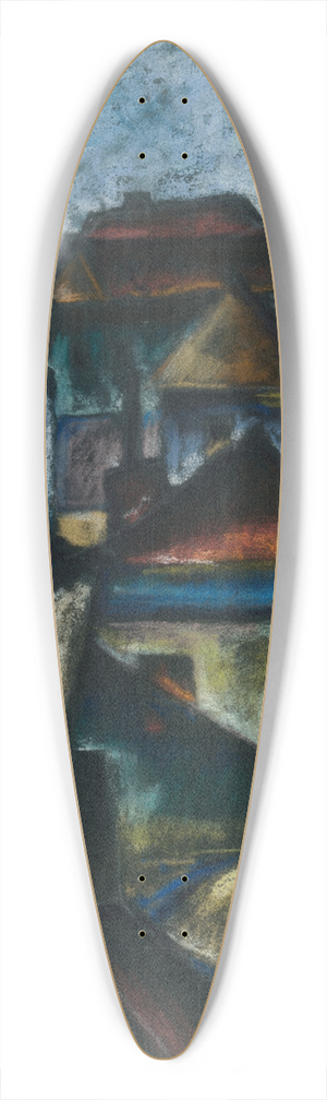 Kontantn Bauer - Na okraji mesta 39.3 inch art pintail longboard deck