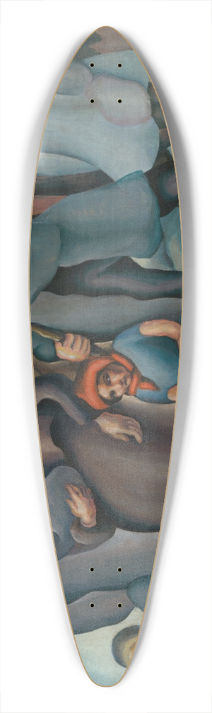 Kontantn Bauer - Uteenci 39.3 inch art pintail longboard deck